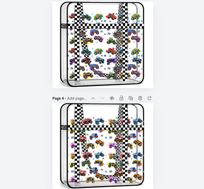 TWO Faced Stadium Tote